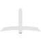 Ekena Millwork Bellingham Architectural Grade PVC Gable Bracket, 72"W x 42"H x 2"D x 6"F, 14/12 Pitch GBP072X42X0206BEL00 - alternate 3